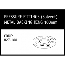 Marley Solvent Metal Backing Ring 100mm - 827.100